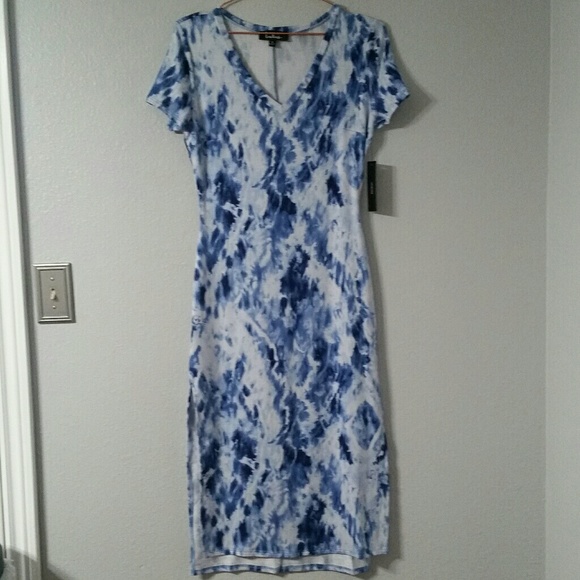 Last one Lulu's tie-dye midi dress - Picture 2 of 6